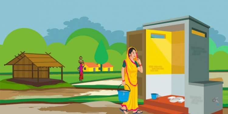 A child girl needs toilet facility