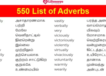 550 List of Adverbs