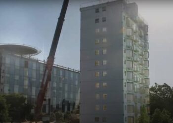 10-Storey building in just over 28 hours