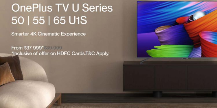 OnePlus TV U1S series price, specifications, features, Launched in India