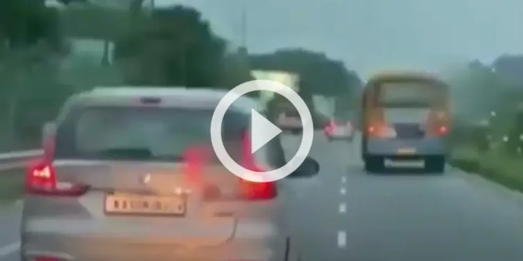 முட்டாள்தனத்தால் கம்பி என்னும் கார் டிரைவர்