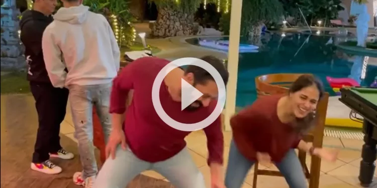 சல்மான் கானுடன் யாரும் பார்க்காத வகையில் நடனமாடும் ஜெனிலியா டிசோசா