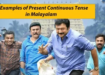 20 Examples of Present Continuous Tense in Malayalam