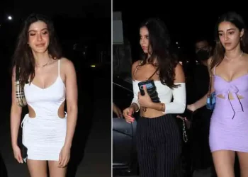 Suhana Khan, Ananya Pandey and Shanaya Kapoor