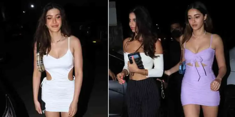 Suhana Khan, Ananya Pandey and Shanaya Kapoor