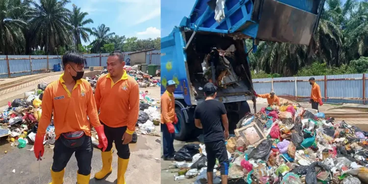 தங்க நகைகள் நிறைந்த பையை குப்பைத் தொட்டியில் வீசிய பெண்