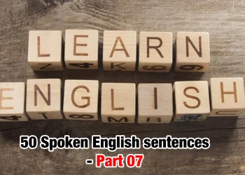 50 Spoken English sentences
